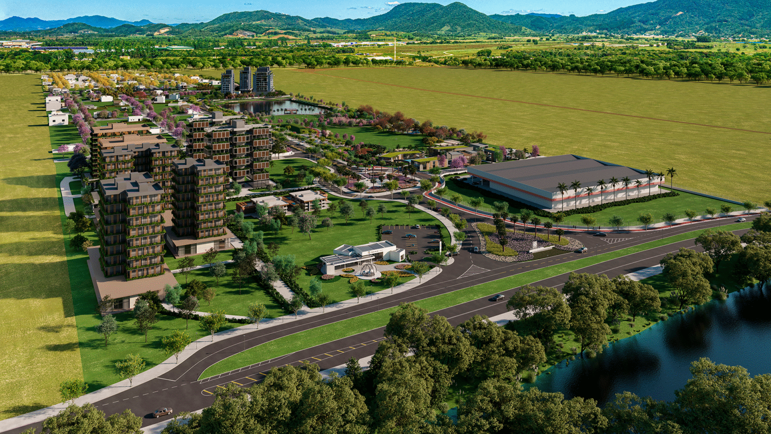 Bairro planejado em SC alia bem-estar e valorização